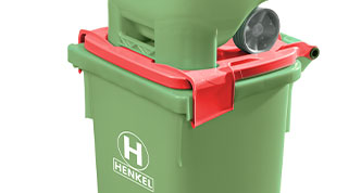 UN-BOXX P. Henkel empilés avec roues montées